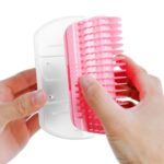 brosse de massage d'angle pour chats