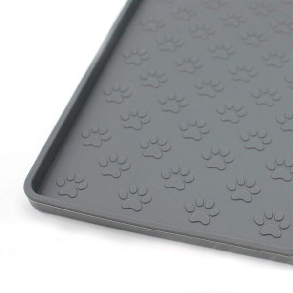 tapis de nourriture silicone pour chat et chien