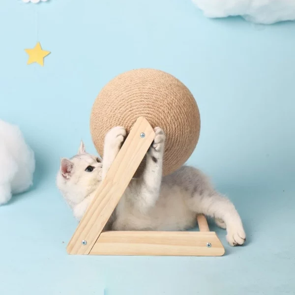 boule de corde en sisal pour chat animaux